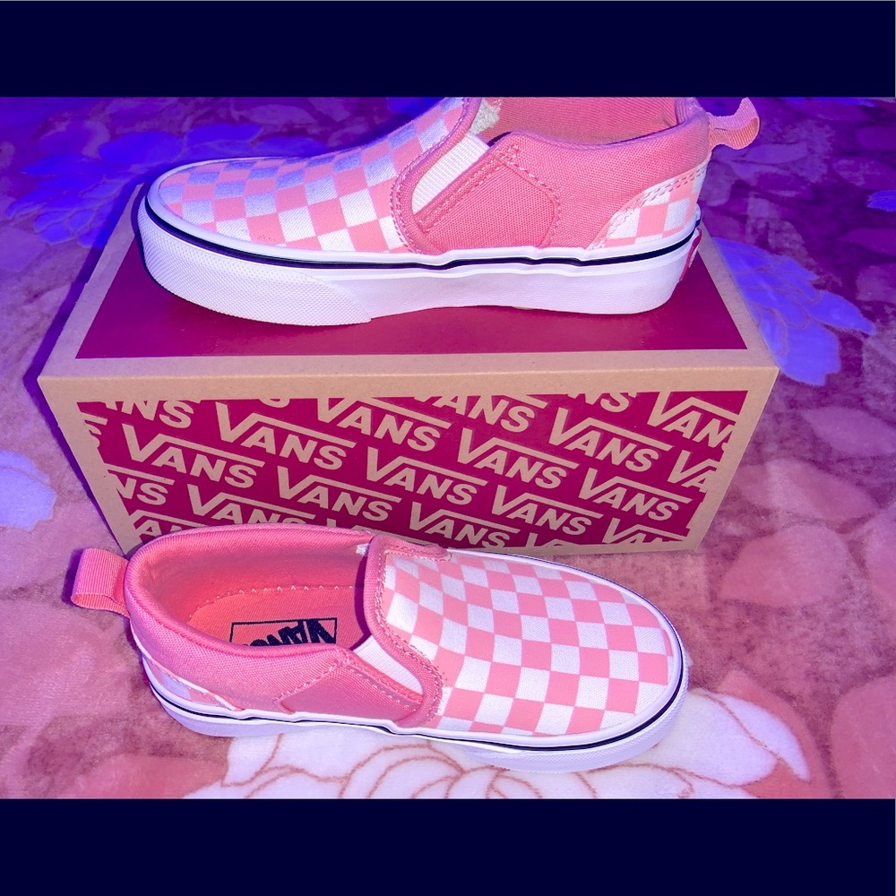Kids checkered vans